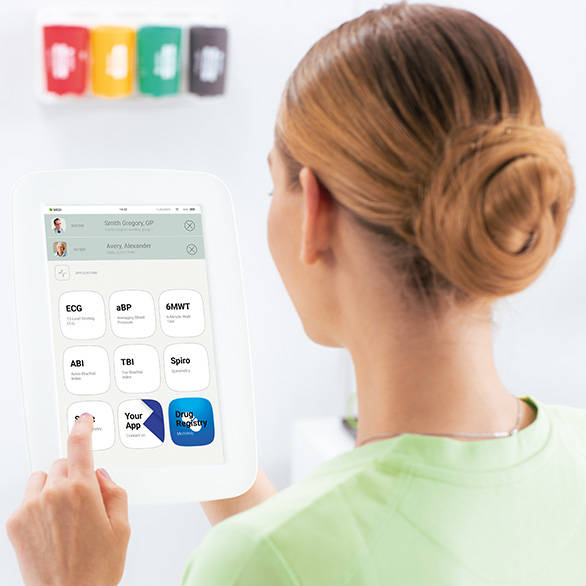 MESI mTABLET -järjestelmä ennakoivaan potilashoitoon